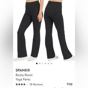 Spanx Booty Boost Yoga Pants in Very Black